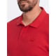Men's red polo shirt Cristan V22 S1374 - T-shirt Men's red polo shirt Cristan V22 S1374