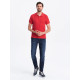 Men's red polo shirt Cristan V22 S1374 - T-shirt Men's red polo shirt Cristan V22 S1374