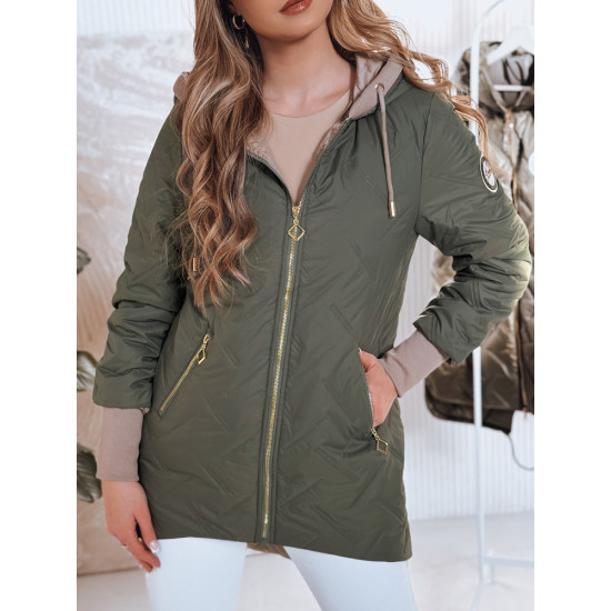 Green women's quilted jacket Merina TY4816 - For women Green women's quilted jacket Merina TY4816
