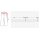 Men's casual trousers Klorun in red UX4442 - Action Men's casual trousers Klorun in red UX4442