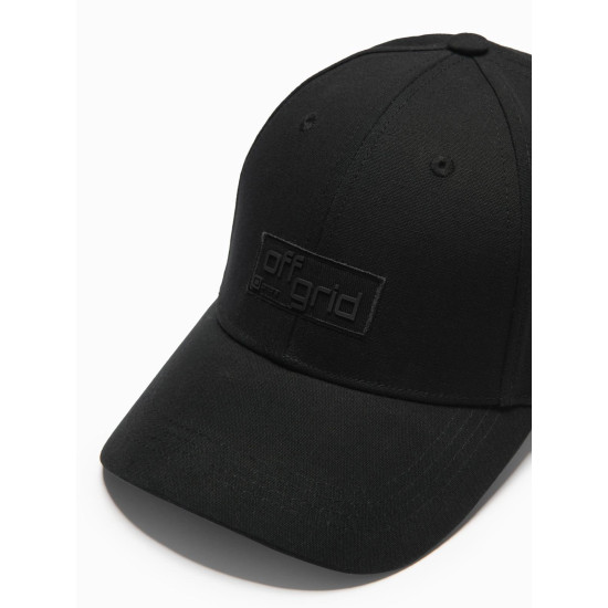 Unisex melna cepure Grid V1 OM-ACCS-0104