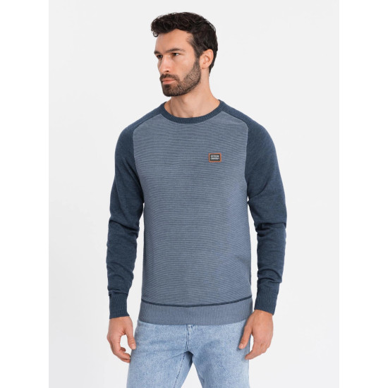 Vīriešu tumši zils džemperis Rox V1 OM-SWSW-0121