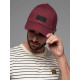 Unisex bordo krāsas cepure Grid V8 OM-ACCS-0104 - Aksesuāri vīriešiem Unisex bordo krāsas cepure Grid V8 OM-ACCS-0104