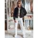 Melna sieviešu oversize bomber jaka Milina TY4791 - Sievietēm Melna sieviešu oversize bomber jaka Milina TY4791