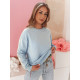 Women's light blue jumper Mia BY1370 - Jumpers Women's light blue jumper Mia BY1370