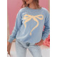 Women's blue jumper Cute BY1377 - Jumpers Women's blue jumper Cute BY1377