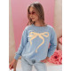 Women's blue jumper Cute BY1377 - Jumpers Women's blue jumper Cute BY1377