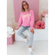 Women's pink jumper Cute BY1375 - Jumpers Women's pink jumper Cute BY1375