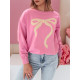 Women's pink jumper Cute BY1375 - Jumpers Women's pink jumper Cute BY1375