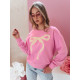 Women's pink jumper Cute BY1375 - Jumpers Women's pink jumper Cute BY1375
