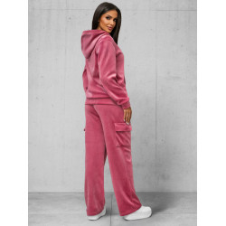 Sieviešu tumši rozā velūra komplekts Alin Sieviešu tumši rozā velūra komplekts Alin