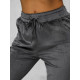 Women's dark grey velour set Merlin JS/35C1612/5 - For women Women's dark grey velour set Merlin JS/35C1612/5