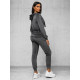 Women's dark grey velour set Merlin JS/35C1612/5 - For women Women's dark grey velour set Merlin JS/35C1612/5