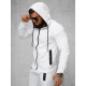 Men's white hooded tracksuit Adam O/FF3705AB - For men Men's white hooded tracksuit Adam O/FF3705AB