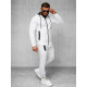 Men's white hooded tracksuit Adam O/FF3705AB - For men Men's white hooded tracksuit Adam O/FF3705AB