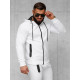 Men's white hooded tracksuit Adam O/FF3705AB - For men Men's white hooded tracksuit Adam O/FF3705AB