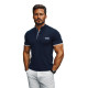 Men's dark blue polo shirt Novin O/M2810 - T-shirt Men's dark blue polo shirt Novin O/M2810