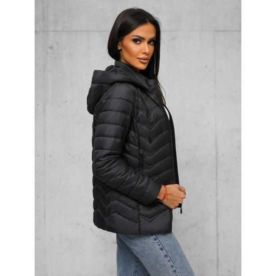 Sieviešu melna jaka Laim JS/16M9238/392 - Sievietēm Sieviešu melna jaka Laim JS/16M9238/392
