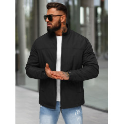 Vīriešu melna jaka Emil Vīriešu melna jaka Emil