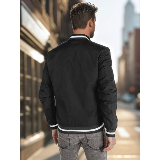 Men's black jacket Edman TX5013 - Men's Jackets and Coats Men's black jacket Edman TX5013