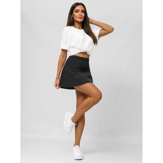 Melani sieviešu melns svārki-šorti Melani JS/17K590/3 - Sievietēm Melani sieviešu melns svārki-šorti Melani JS/17K590/3