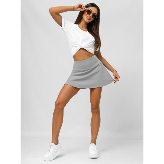 Sieviešu pelēks svārki-šorti Active JS/17K568/5 - Sievietēm Sieviešu pelēks svārki-šorti Active JS/17K568/5