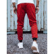 Men's casual trousers Klorun in red UX4442 - Action Men's casual trousers Klorun in red UX4442