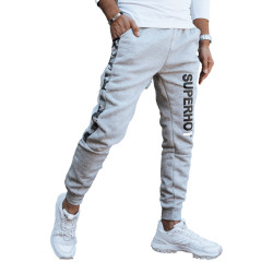 Vīriešu gaiši pelēkas ikdienas bikses Superhot