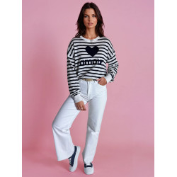 Sieviešu tumši zils džemperis Amour