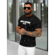 Men's black shirt Milan O/MPO3443 - T-shirt Men's black shirt Milan O/MPO3443