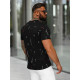 Men's black shirt Milan O/MPO3443 - T-shirt Men's black shirt Milan O/MPO3443