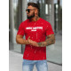 Men's red shirt Milan O/MPO3443 - T-shirt Men's red shirt Milan O/MPO3443