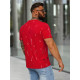 Men's red shirt Milan O/MPO3443 - T-shirt Men's red shirt Milan O/MPO3443