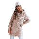 Pink quilted jacket for women Livi 