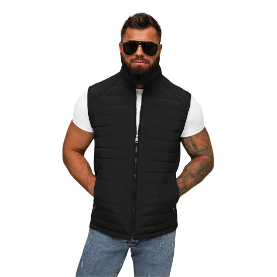 Vīriešu melna veste Edoar JS/31M5062/392 - Vīriešiem Vīriešu melna veste Edoar JS/31M5062/392