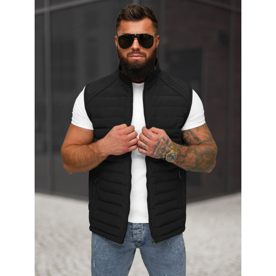 Vīriešu melna veste Edoar JS/31M5062/392 - Vīriešiem Vīriešu melna veste Edoar JS/31M5062/392
