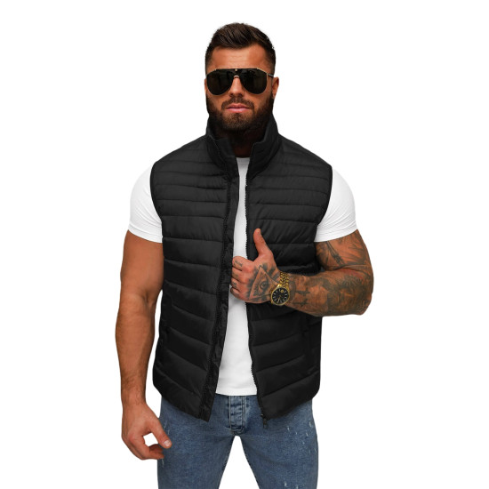 Vīriešu melna veste Tore JS/31M5065/392 - Vīriešiem Vīriešu melna veste Tore JS/31M5065/392