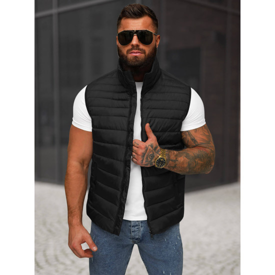 Vīriešu melna veste Tore JS/31M5065/392 - Vīriešiem Vīriešu melna veste Tore JS/31M5065/392