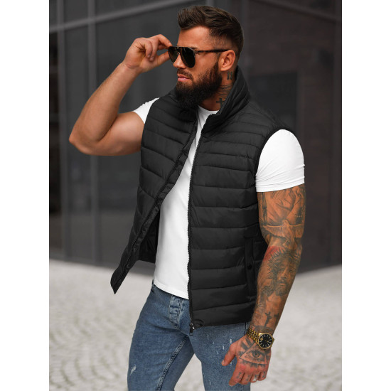 Vīriešu melna veste Tore JS/31M5065/392 - Vīriešiem Vīriešu melna veste Tore JS/31M5065/392