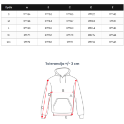 Vīriešu zils džemperis ar kapuci Atgriezties