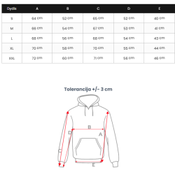 Vīriešu zils džemperis ar kapuci Nurous