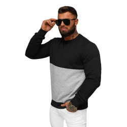 Vīriešu melns džemperis Feder Vīriešu melns džemperis Feder