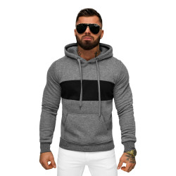 Vīriešu tumši pelēks džemperis Lorenzo Vīriešu tumši pelēks džemperis Lorenzo