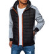 Men's grey hooded jacket Bastin TX4393 - Men's Jackets and Coats Men's grey hooded jacket Bastin TX4393