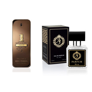 AJ Deluxe smaržas Nr. 412, iedvesmotas no Paco Rabanne - One Million Prive, 50 ml