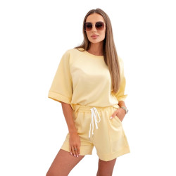 Sieviešu komplekts dzeltenā krāsā Nika Sieviešu komplekts dzeltenā krāsā Nika