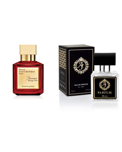 AJ Deluxe Nr751 Kurkdjian iedvesmotās smaržas - Baccarat Rouge 540 Extrait (UNISEX) 100 ml