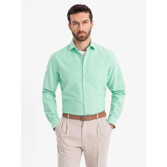 Vīriešu piparmētru krāsas krekls Adrian V4 OM-SHOS-0183