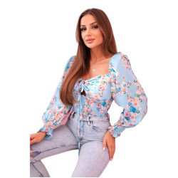 Sieviešu zilā blūze Doni