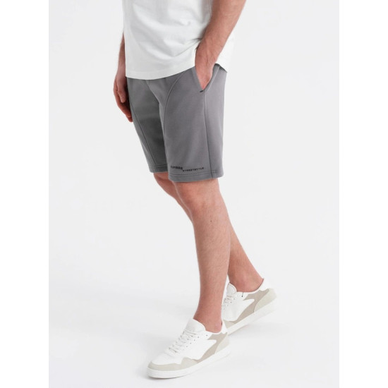 Vīriešu pelēkie šorti Sport V3 OM-SRSK-0138
